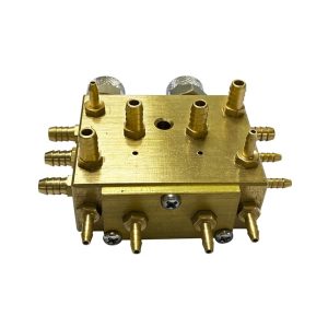 Double air control valve. dental